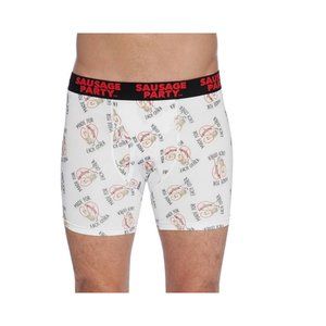 INTIMO Men's Sausage Party FUNNY Boxer Brief SIZE M  Underwear NWOT